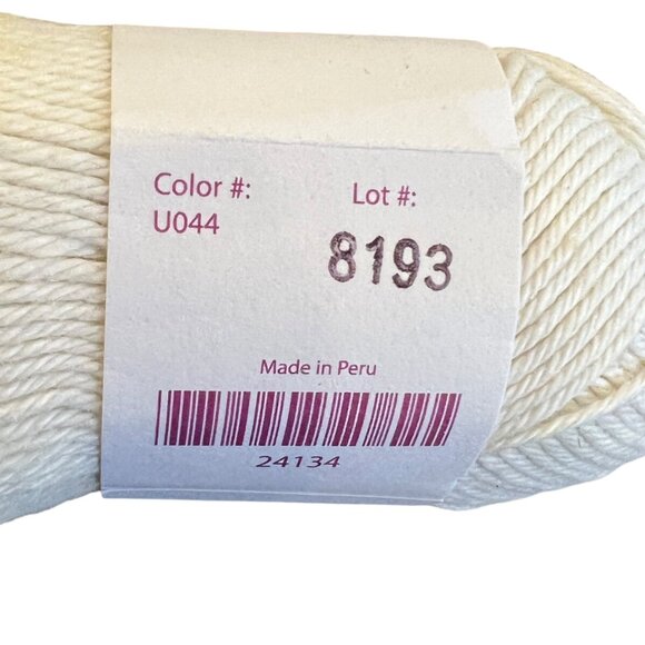 Knit Picks Yarn Assortment: CotLin Swan Shine Sport Caution Crayon White 6 Pcs - Picture 13 of 16